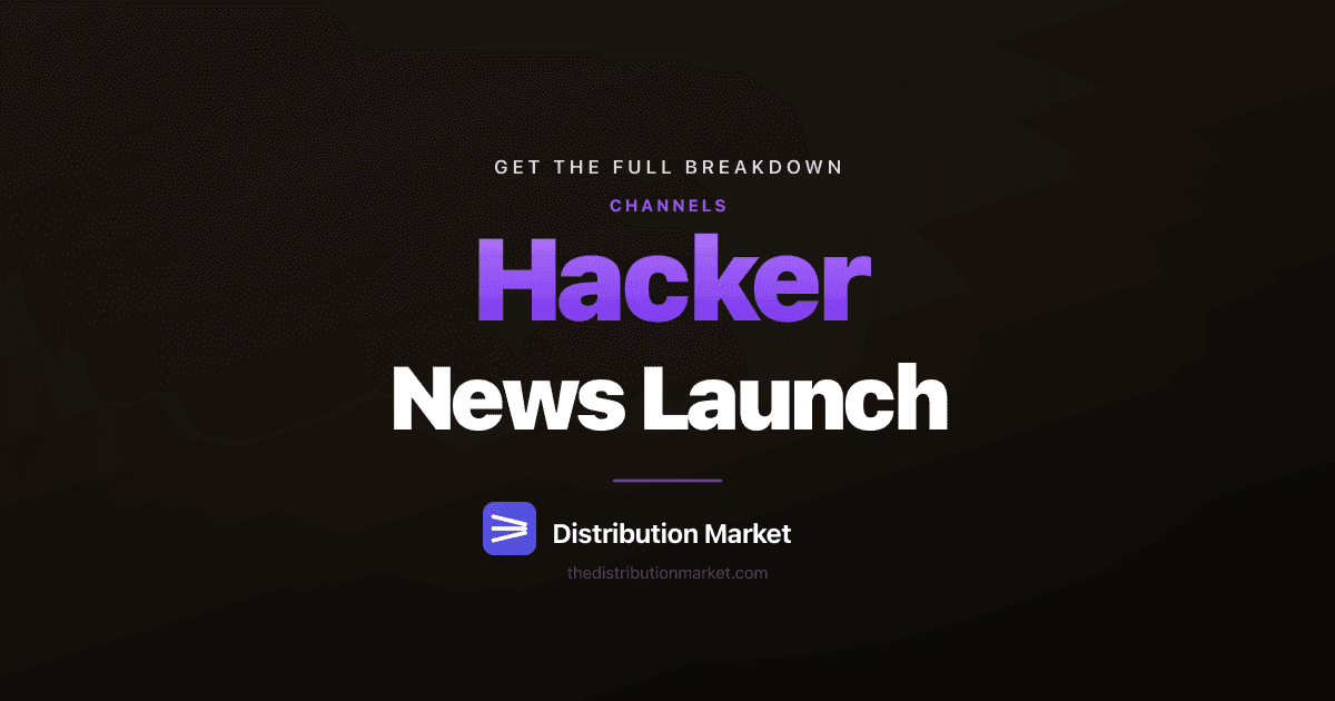Hacker News Launch