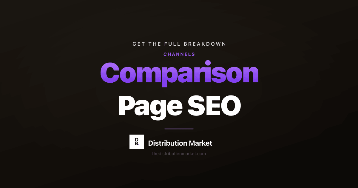 Comparison Page SEO