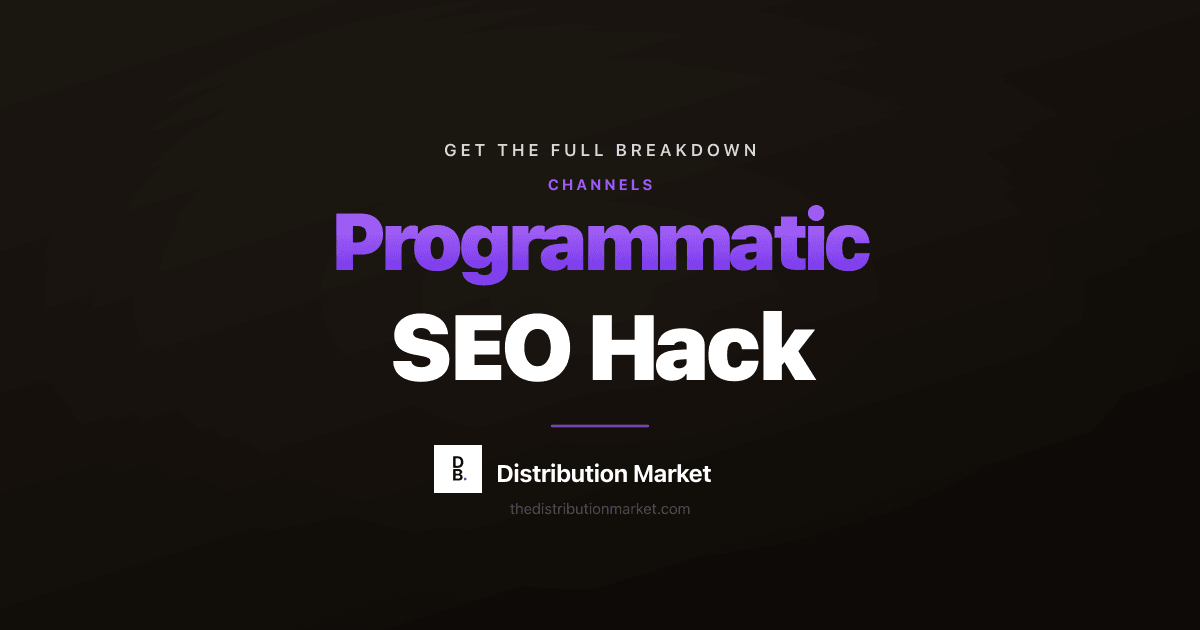 Programmatic SEO Hack