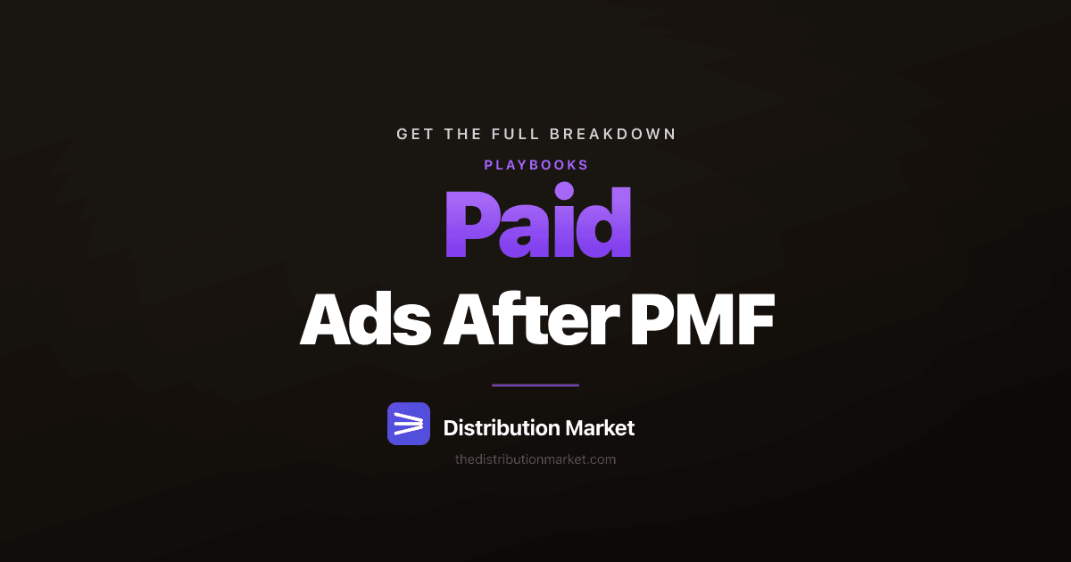 Paid Ads After PMF