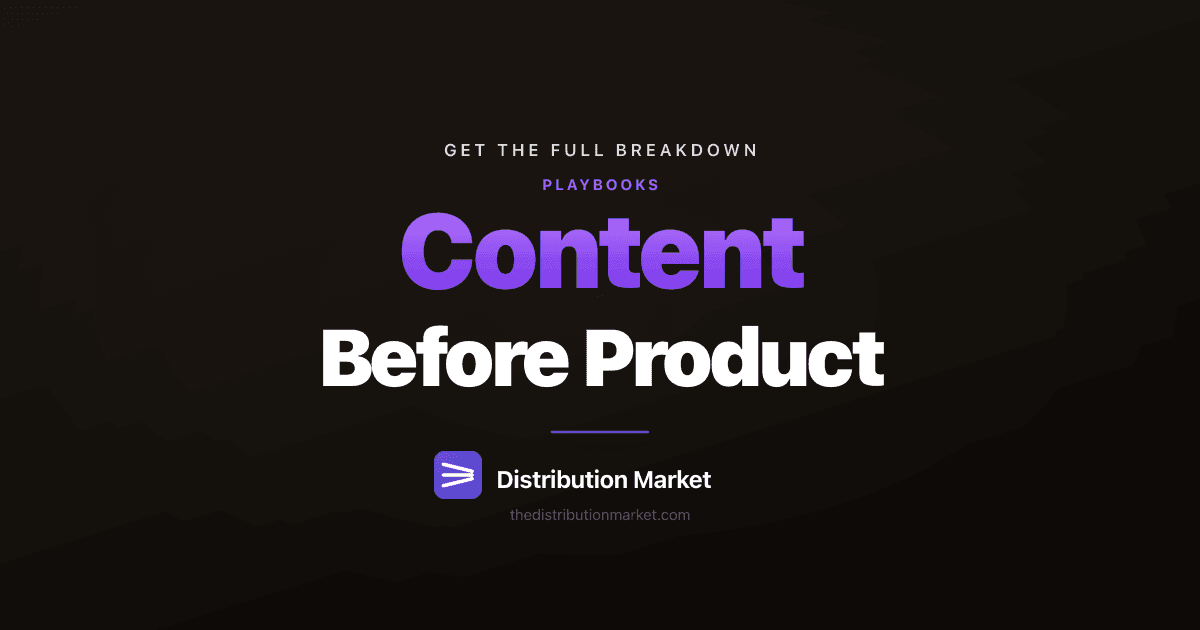 Content Before Product