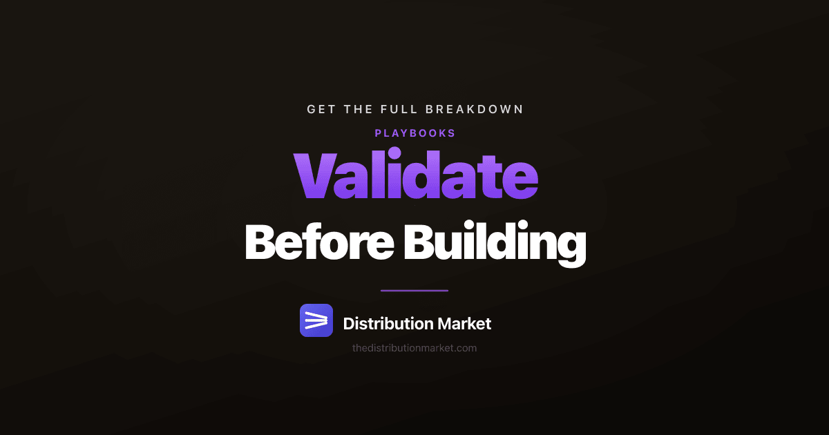 Validate Before Building