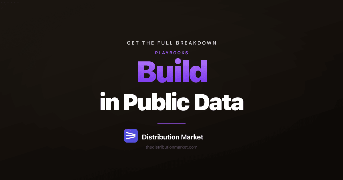 Build in Public Data