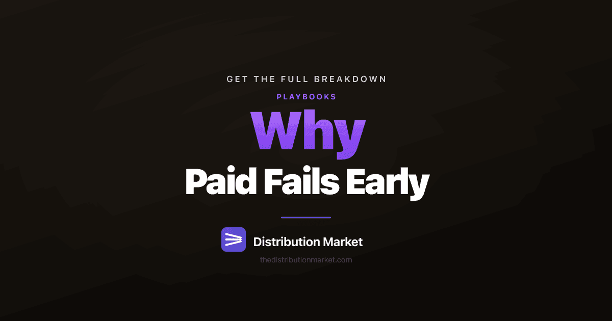 Why Paid Fails Early